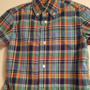 Polo Ralph Lauren Boys 3T Short Sleeve Casual Button Down Shirt